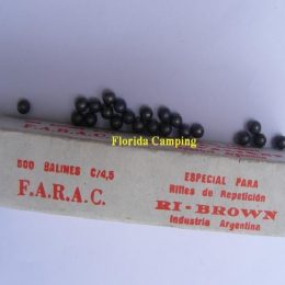 ​Balines Esféricos cal. 4,5mm marca FARAC